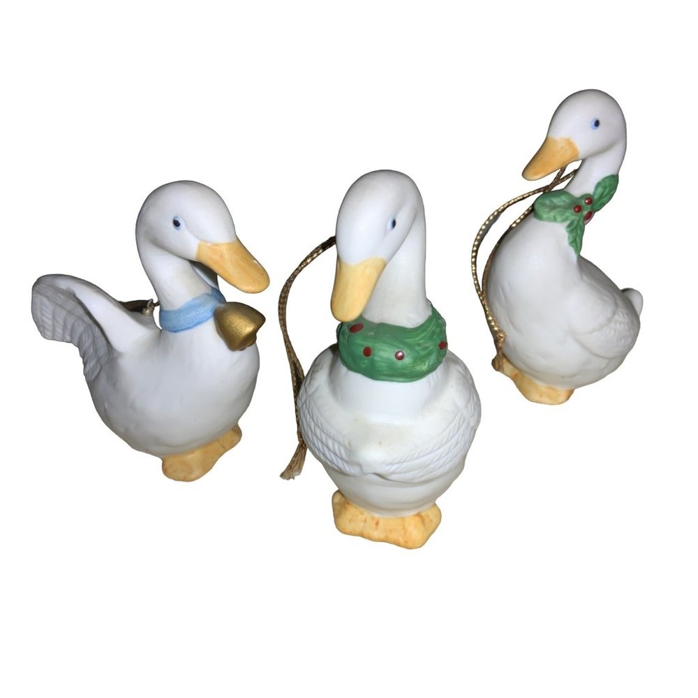 HOMCO Duck Ornaments #5255 set of 3